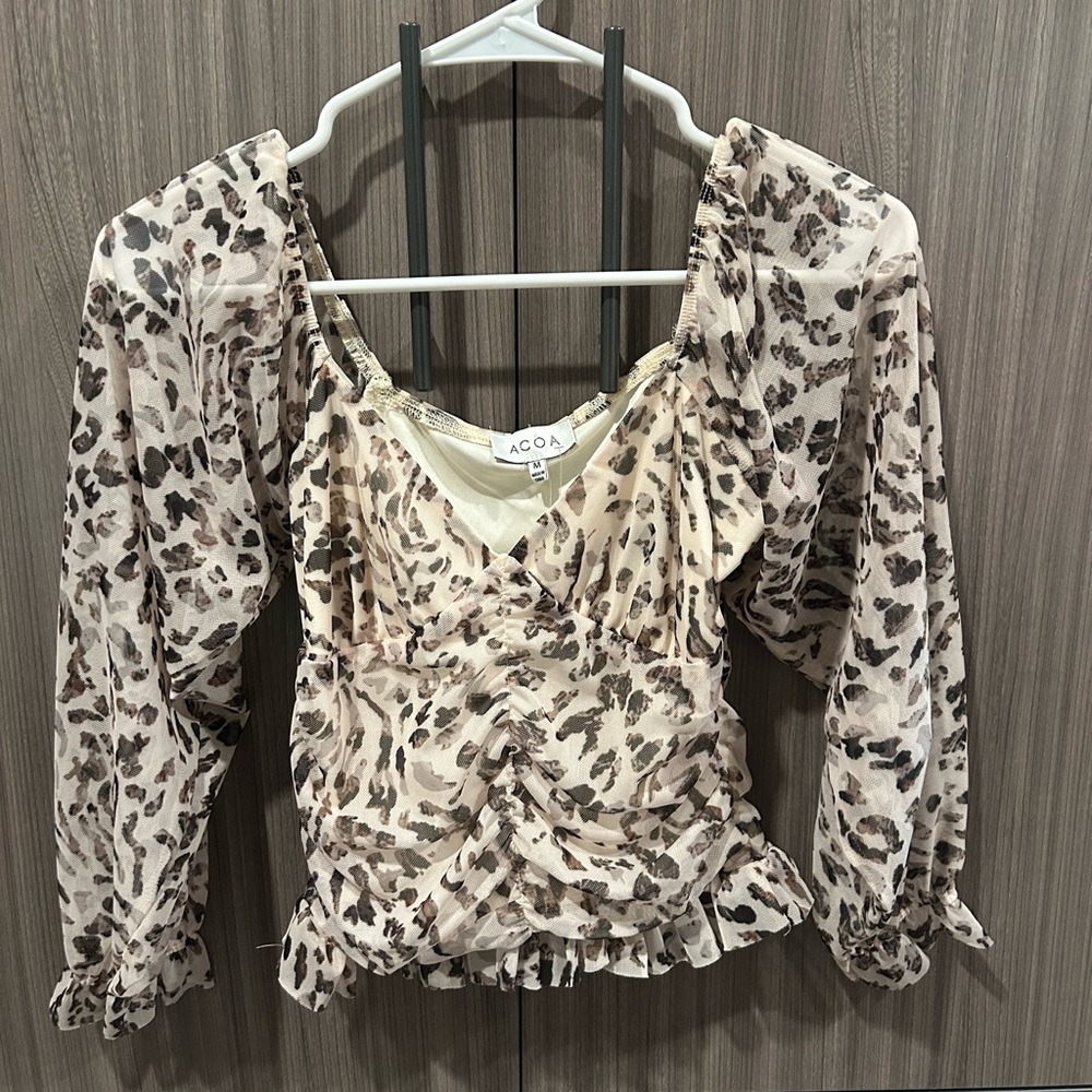 Cheetah Blouse